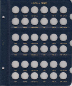 Whitman US Lincoln Cents Page 9112-P7