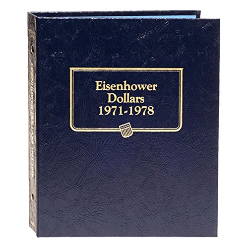 Whitman US Eisenhower Dollar Coin Album 1971-1978 #9131