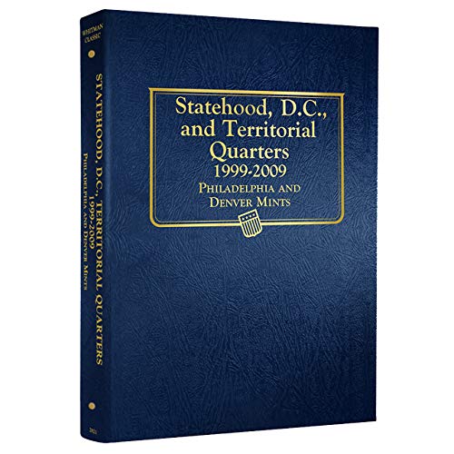 Whitman US Statehood Quarter with D.C. & Territories Coin Album 1999-2009 #2821