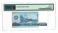 East Germany "Karl Marx" 100 Mark DDR 1975 P-31a PMG 64 EPQ Choice Unirculated - Graded Banknote