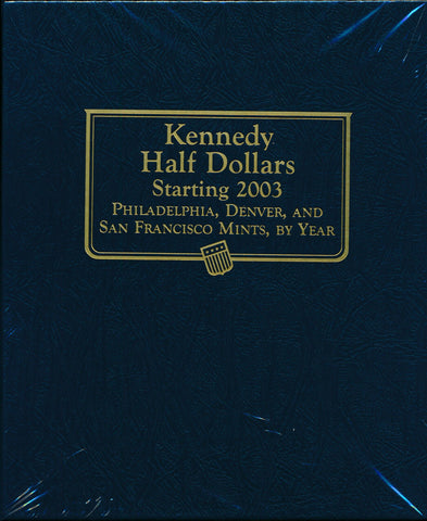 Whitman US Kennedy Half Dollar Coin Album Starting 2003 #4773