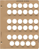 Dansco US Jefferson Nickel Coin Album 1938 - 2005 #7113