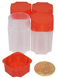 Guardhouse 1 oz Gold Eagle (32.7mm) Impact Resistant Polypropylene Coin Tubes, Orange Cap - Box of 50