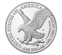 2022 W American Eagle One Ounce Silver Proof Coin