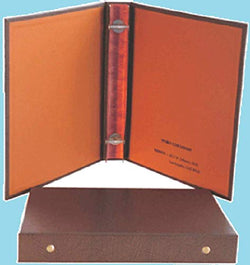 Dansco 5/8" Blank Binder Album, Holds 2-4 Pages