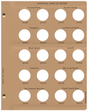 Dansco US National Parks Quarter Coin Album 2010-2021 #7145