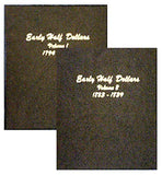 Dansco US Early Half Dollar Coin Albums 1794-1839 (2 Vol Set) #6151