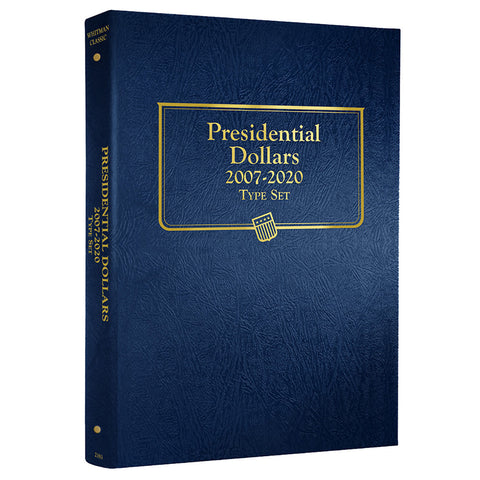 Whitman US Presidential Dollars Type Set Coin Album 2007-2020 #2183