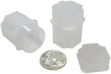 Guardhouse Half Dollar (30.6mm) Impact Resistant Polypropylene Coin Tubes - Box of 100