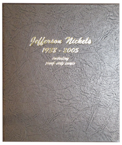 Dansco US Jefferson Nickel with Proof Coin Album 1938 - 2005 #8113