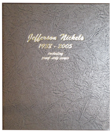Dansco US Jefferson Nickel with Proof Coin Album 1938 - 2005 #8113