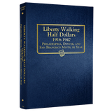 Whitman US Walking Liberty Half Dollar Coin Album 1916-1947 #9125