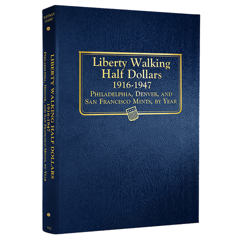 Whitman US Walking Liberty Half Dollar Coin Album 1916-1947 #9125