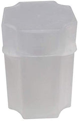 Guardhouse 1/2 oz Silver Round/Medallion (32.7mm) Impact Resistant Polypropylene Coin Tubes, Translucent Cap - Box of 50