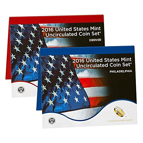2016 P & D Uncirculated Coin Set Mint Packaged
