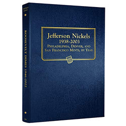 Whitman US Jefferson Nickel Coin Album 1938-2003 #9116