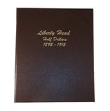Dansco US Liberty Head Barber Half Dollar Coin Album 1892-1915 #7150