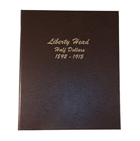 Dansco US Liberty Head Barber Half Dollar Coin Album 1892-1915 #7150