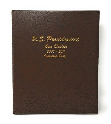 Dansco US Presidential Dollar with Proof Coin Album Volume 1 2007 - 2011 #8184