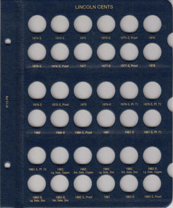 Whitman US Lincoln Cents Page 9112-P6
