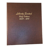 Dansco US Liberty Seated Half Dollar Coin Album 1839-1891 #6152