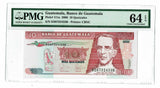 Guatemala 10 Quetzales 2006 P-111a PMG 64 EPQ Choice Uncirculated - Graded Banknote