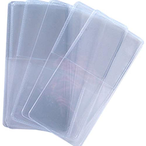 Clear 2.5" x 2.5" Unplasticized Coin Flips, Safe for Long Term Storage
