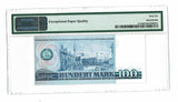 East Germany "Karl Marx" 100 Mark DDR 1975 P-31a* (Replacement) PMG 66 EPQ Choice Unirculated - Graded Banknote ✵ Finest Known ✵
