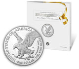 2022 W American Silver Eagle One Ounce Silver Proof Congratulations Set
