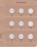 Dansco US Bust Quarter Coin Album 1804-1838 #6141