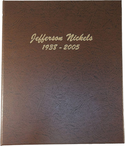 Dansco US Jefferson Nickel Coin Album 1938 - 2005 #7113