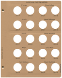 Dansco US National Parks Quarter Coin Album 2010-2021 #7145
