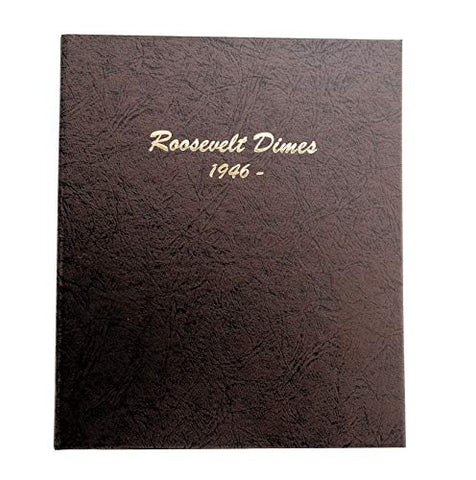 Dansco US Roosevelt Dime Coin Album 1946 - 2026 #7125