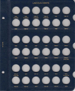 Whitman US Lincoln Cents Page 9112-P5