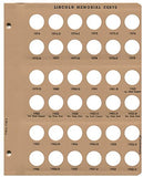Dansco US Lincoln Memorial Cent Coin Album 1958-2009 #7102