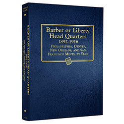 Whitman US Liberty Head (Barber) Quarter Album 1892-1916 #9120