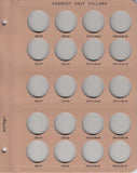 Dansco US Kennedy Half Dollar with Proof Coin Album 2012 - 2021 #8167
