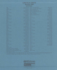 Whitman US Lincoln Cents Album 1996-2024 #4919