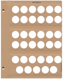 Dansco Nickels Plain with 140 Ports Album #7117