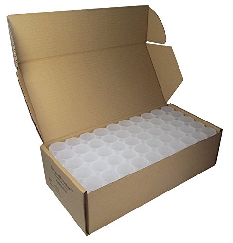Guardhouse Half Dollar (30.6mm) Impact Resistant Polypropylene Coin Tubes - Box of 100