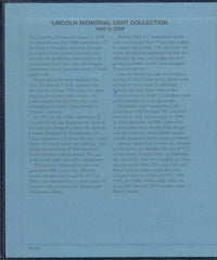 Whitman US Lincoln Memorial Cent Coin Album 1959-2008 #4958