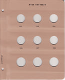 Dansco US Bust Quarter Coin Album 1804-1838 #6141