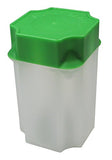 Guardhouse American Silver Eagle (40.6mm) Impact Resistant Polypropylene Coin Tubes, Green Lid - Box of 100