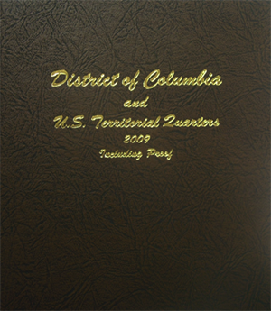 Dansco US Statehood DC and Territorial Quarters Coin Album 2009 w/ Proof #8145