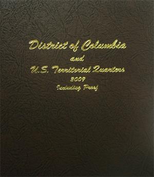 Dansco US Statehood DC & Territorial Quarters Coin Album 2009 with Proof #8145