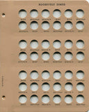 Dansco US Roosevelt Dime Coin Album 1946 - 2023 with Proof #8125