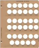 Dansco US Jefferson Nickel Coin Album 1938 - 2005 #7113