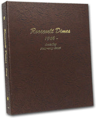 Dansco US Roosevelt Dime Coin Album 1946 - 2023 with Proof #8125