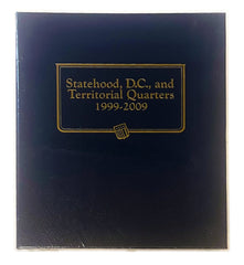 Whitman Statehood DC & Territorial Quarters Type Set Coin Album 1999-2009 #2644