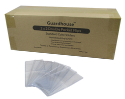 2" x 2" Guardhouse Unplasticized Coin Flips - Bulk Pack of 1000